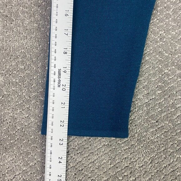 Talbots Merino Wool Sweater Blazer Women 1XP Petite Teal - Picture 10 of 12